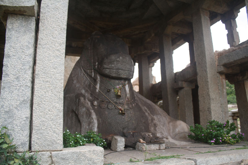 Nandi Stone carved Hampi